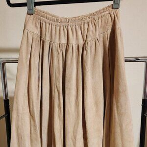 Char & Sher Collectibles Vintage Suede Skirt